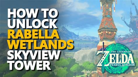 Rabella Wetlands Skyview Tower (Torre do Pântano de Fandell) - Zelda Tears of The KingdomLink para comprar o Game:opção 1: https://www.amazon.com.br/dp/B0C3J...